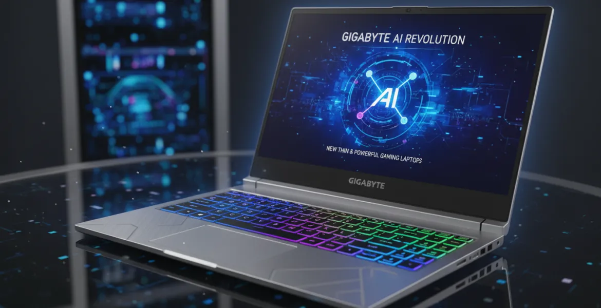 Gigabyte rivoluziona il gaming con l'IA: Nuovi laptop sottili e potenti