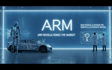 Arm rivoluziona il mercato: Nuova divisione Physical AI per robotica e guida autonoma