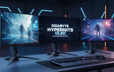Gigabyte rivoluziona il gaming con nuovi monitor OLED HyperNits e AI Picture