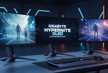 Gigabyte rivoluziona il gaming con nuovi monitor OLED HyperNits e AI Picture
