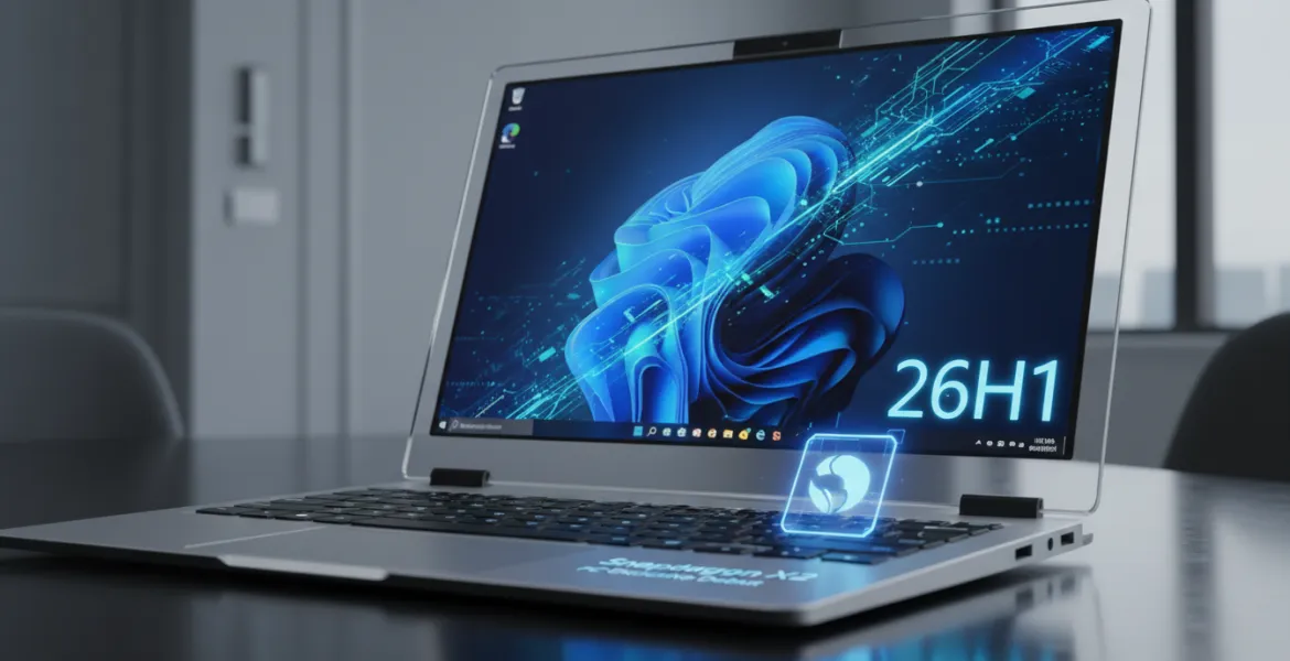 Windows 11 26H1: Debutto esclusivo sui PC con Snapdragon X2