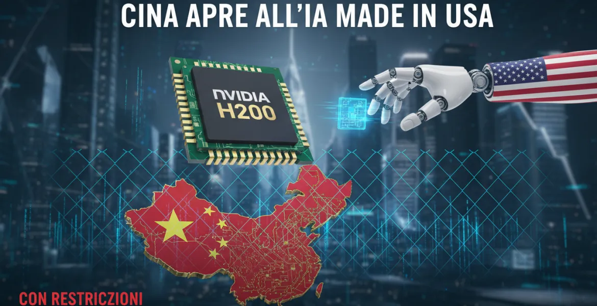 Nvidia H200: Cina apre all'IA made in USA con restrizioni