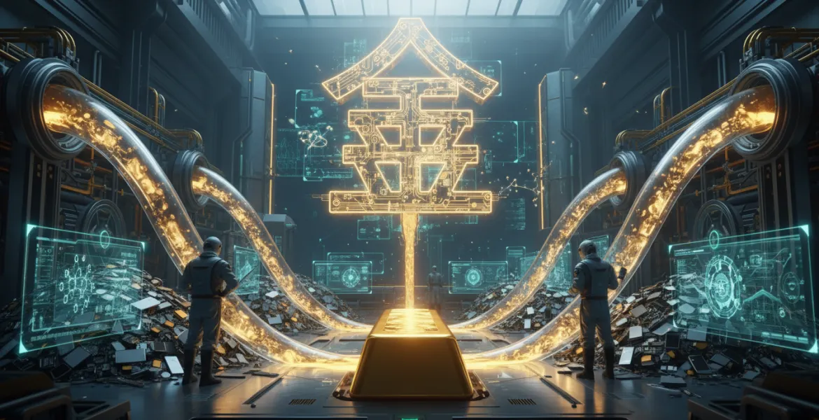 La Cina trasforma i rifiuti elettronici in oro: scoperta rivoluzionaria