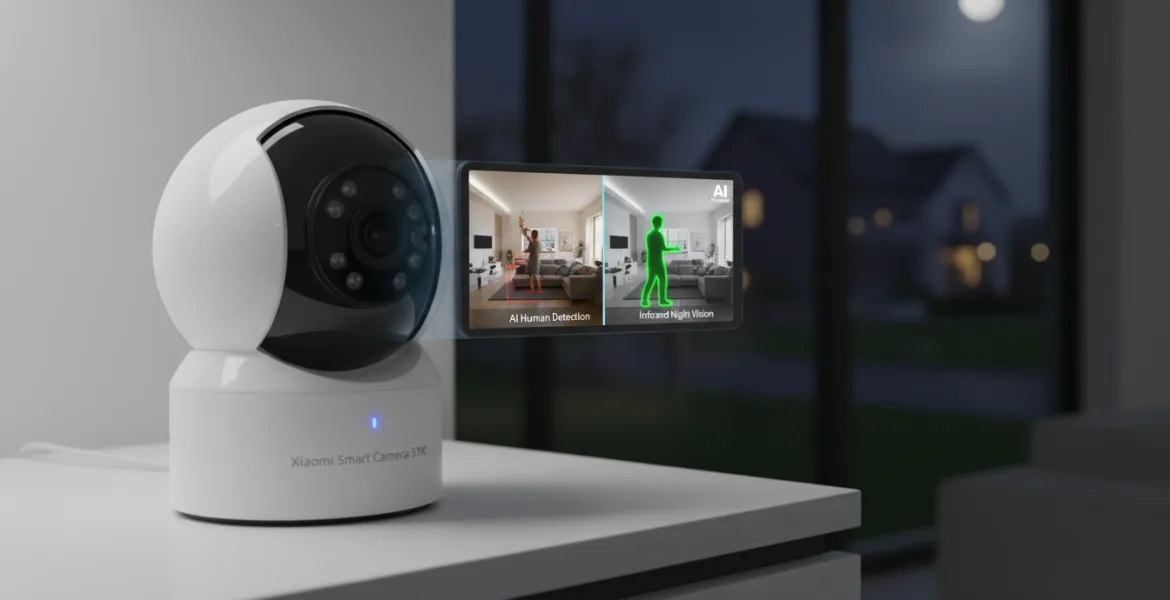 Xiaomi Smart Camera 3 3K: Sorveglianza domestica potenziata con AI e visione notturna