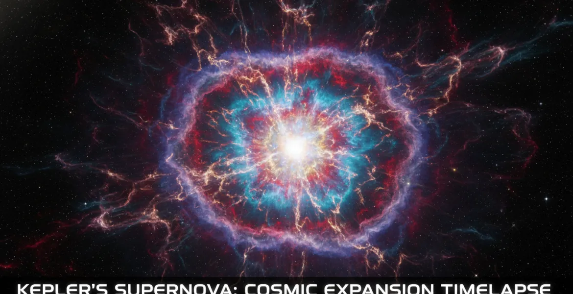 L'Espansione cosmica in timelapse: La supernova di Keplero rivela i suoi segreti