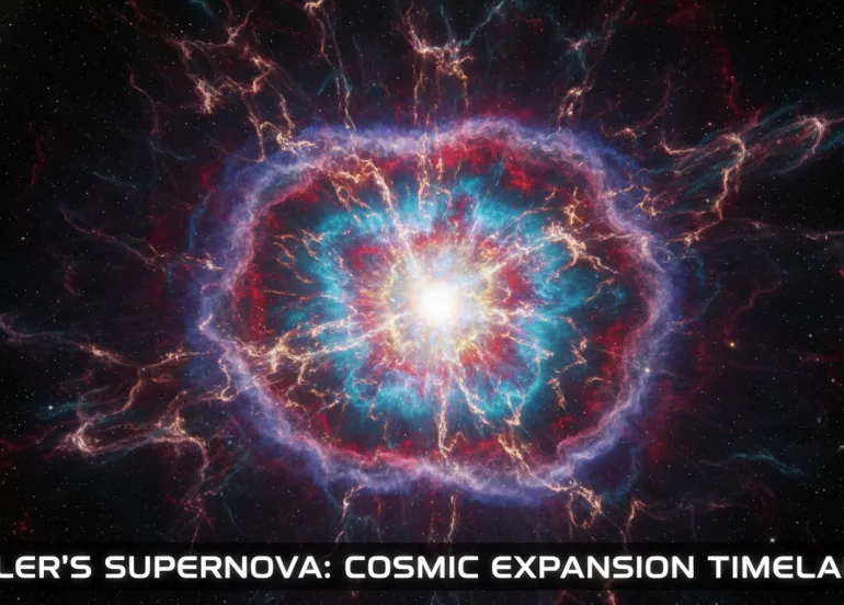 L'Espansione cosmica in timelapse: La supernova di Keplero rivela i suoi segreti