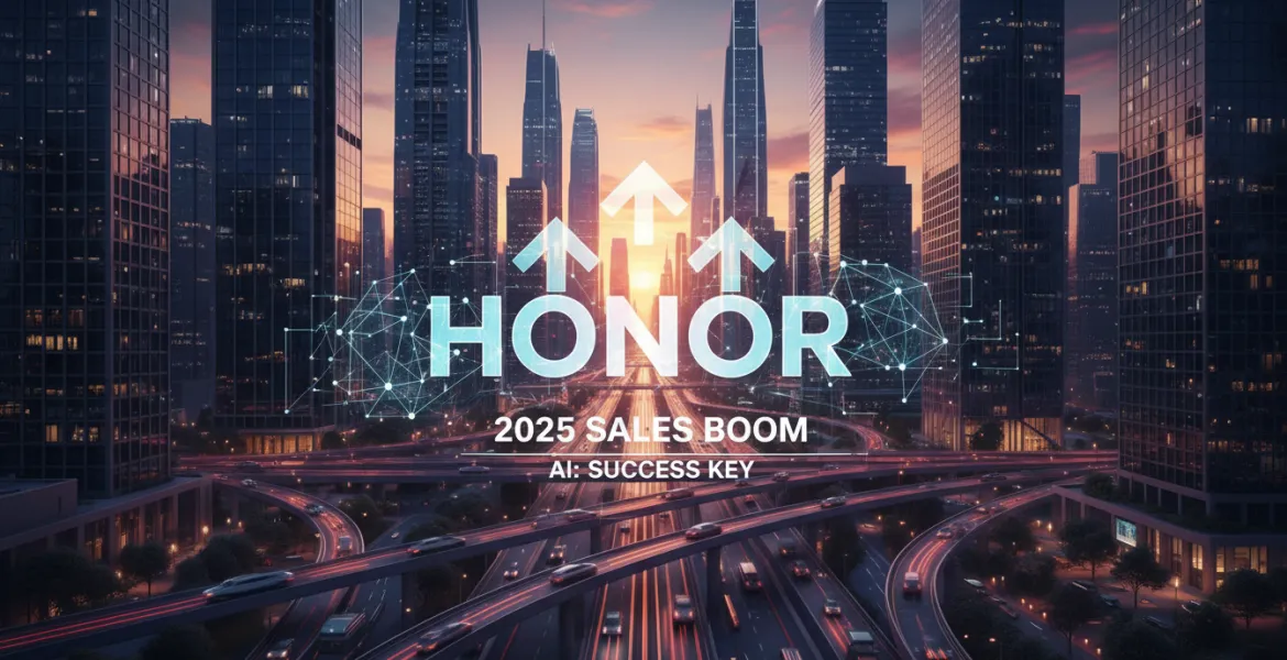 Honor: boom di vendite nel 2025, intelligenza artificiale chiave del successo