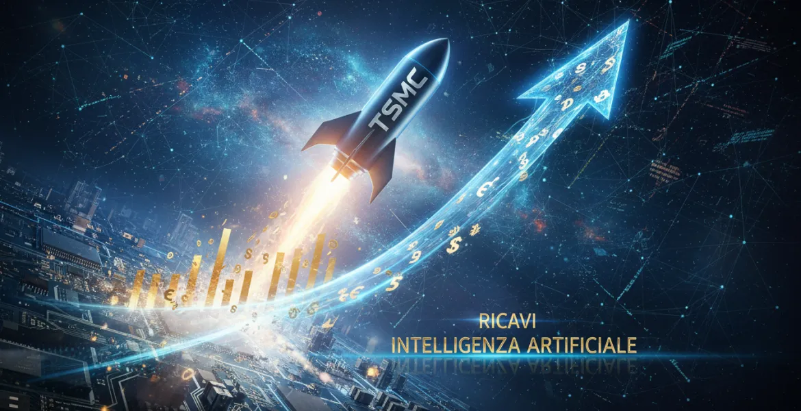 TSMC sfreccia: Boom di ricavi spinto dall'intelligenza artificiale