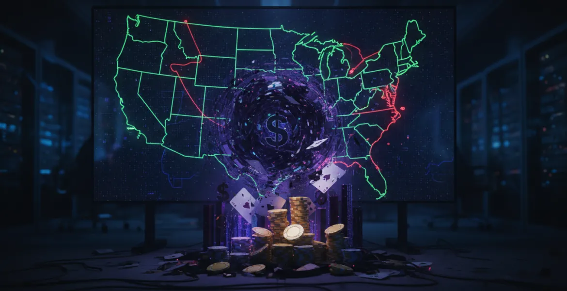 Gioco d'azzardo online negli USA: il mercato nero si divora i profitti