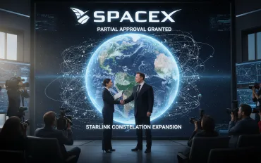 SpaceX ottiene l'approvazione parziale per espandere la costellazione Starlink
