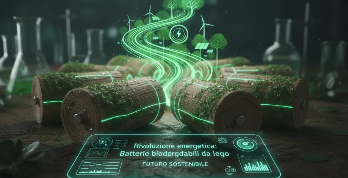 Rivoluzione energetica: Batterie biodegradabili da legno per un futuro sostenibile