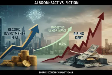 Boom dell'IA: Investimenti record, impatto modesto sul PIL USA e debiti crescenti