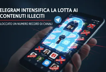 Telegram intensifica la lotta ai contenuti illeciti: bloccato un numero record di canali
