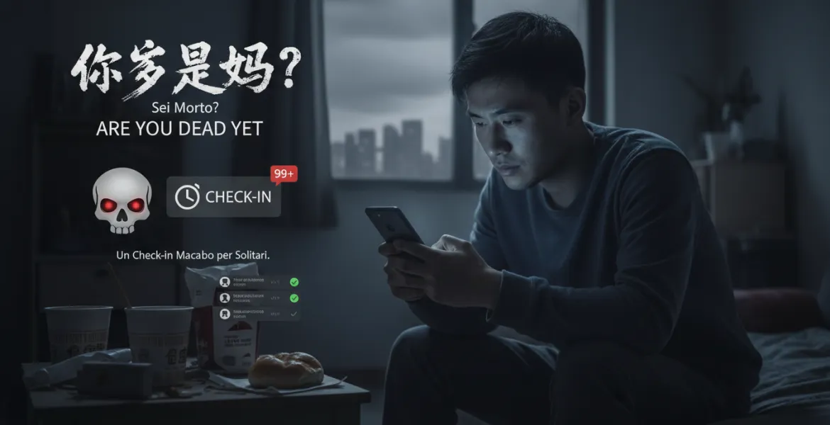 App Sei Morto? Spopola in Cina: Un Check-in Macabro per solitari