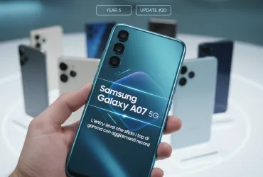 Samsung Galaxy A07 5G: L'entry-level che sfida i top di gamma con aggiornamenti record