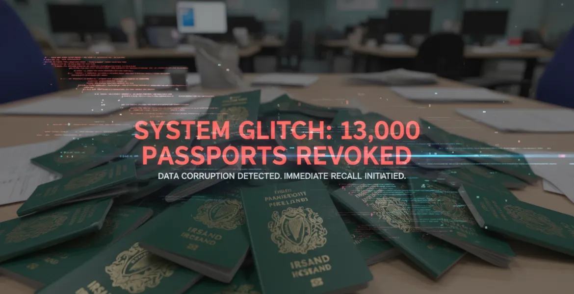 Irlanda, errore software: ritirati 13.000 passaporti