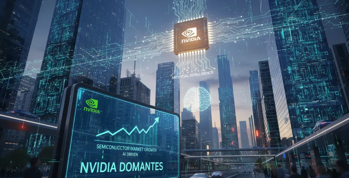 Boom dei semiconduttori: Nvidia domina, trainata dall'intelligenza artificiale