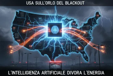 USA sull'orlo del blackout: l'intelligenza artificiale divora l'energia
