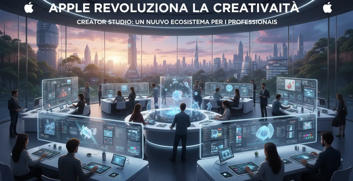 Apple rivoluziona la creatività con creator studio: Un nuovo ecosistema per i professionisti