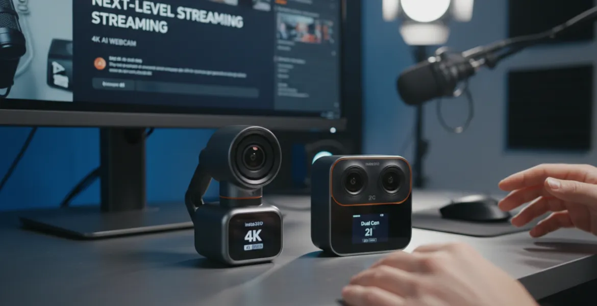 Insta360 Link 2 Pro e 2C Pro: Webcam 4K con IA per streaming di livello superiore