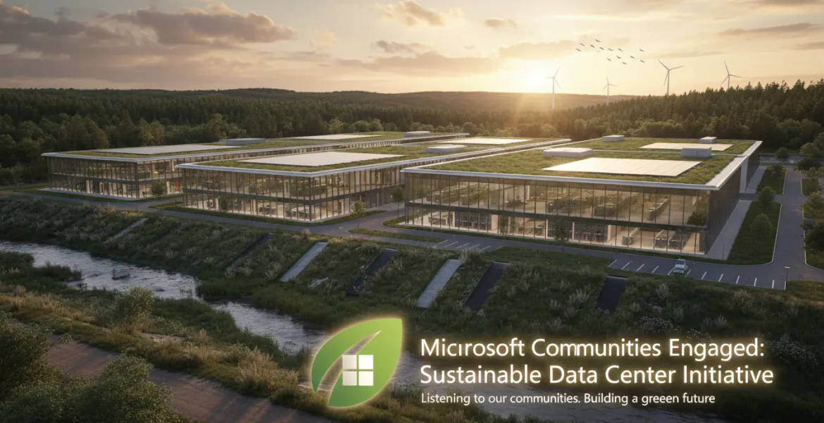 Microsoft ascolta le comunità: Nuovo piano per data center sostenibili