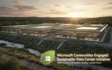 Microsoft ascolta le comunità: Nuovo piano per data center sostenibili