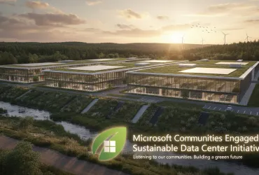 Microsoft ascolta le comunità: Nuovo piano per data center sostenibili