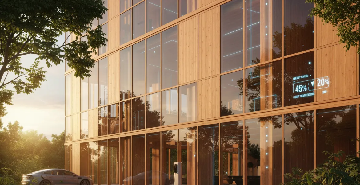 Rivoluzione nelle finestre intelligenti: Legno trasparente che regola la luce e risparmia energia