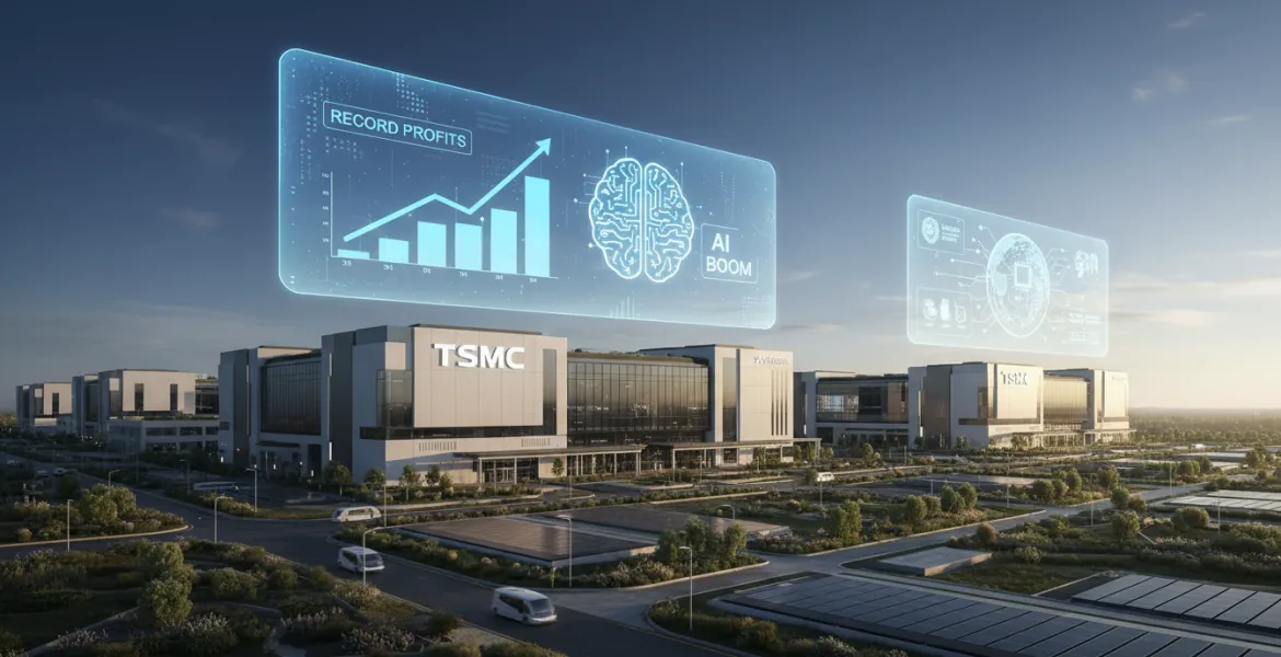 TSMC domina il mercato dei chip: utili record grazie al boom dell'IA