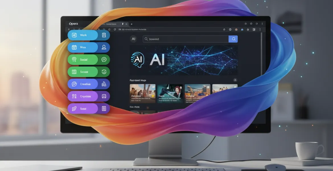 Opera One R3: Il browser si rinnova con IA e gestione avanzata delle schede
