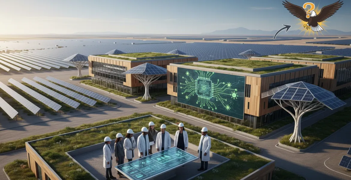 Energia solare: la svolta green dei data center sfida lo scetticismo USA