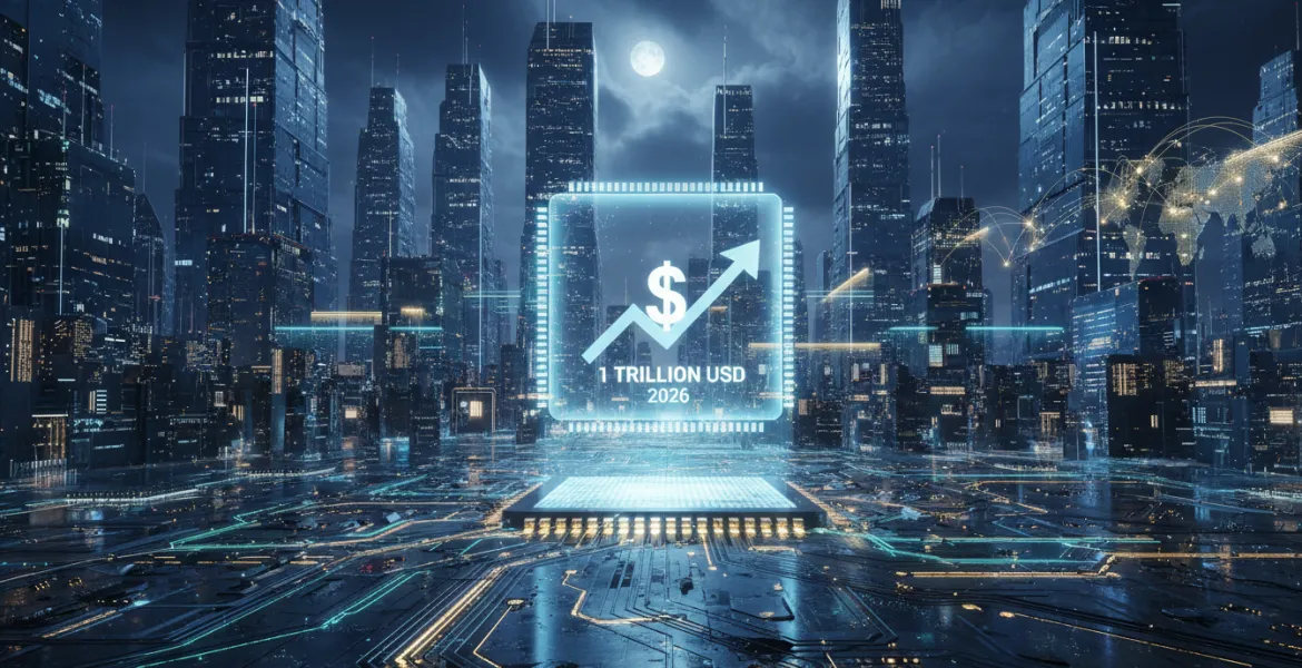 Boom dei semiconduttori: Mercato globale verso 1 trilione di dollari nel 2026
