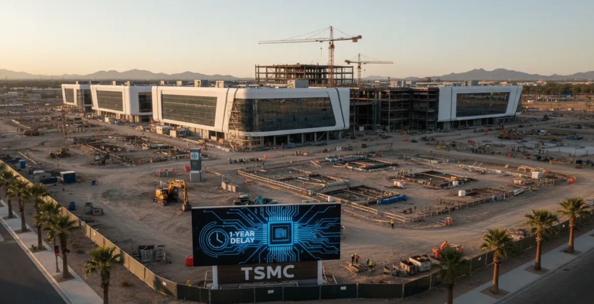 TSMC: Produzione di chip avanzati negli USA con un anno di ritardo