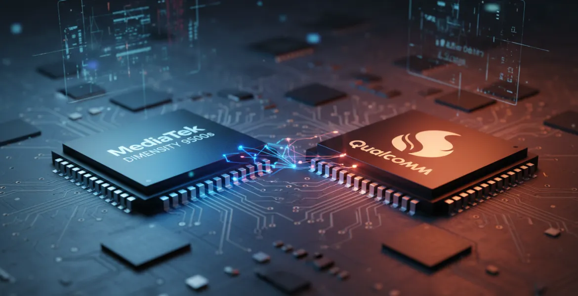 MediaTek sfida Qualcomm con il nuovo chip Dimensity 9500s