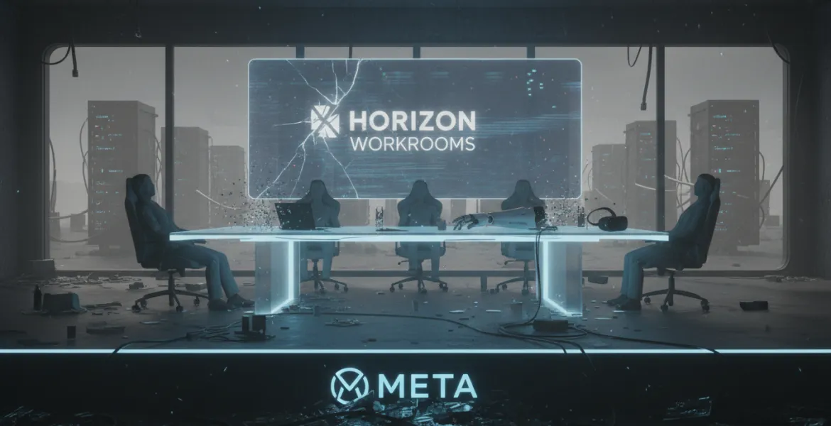Meta abbandona Horizon Workrooms: la fine del sogno del metaverso aziendale
