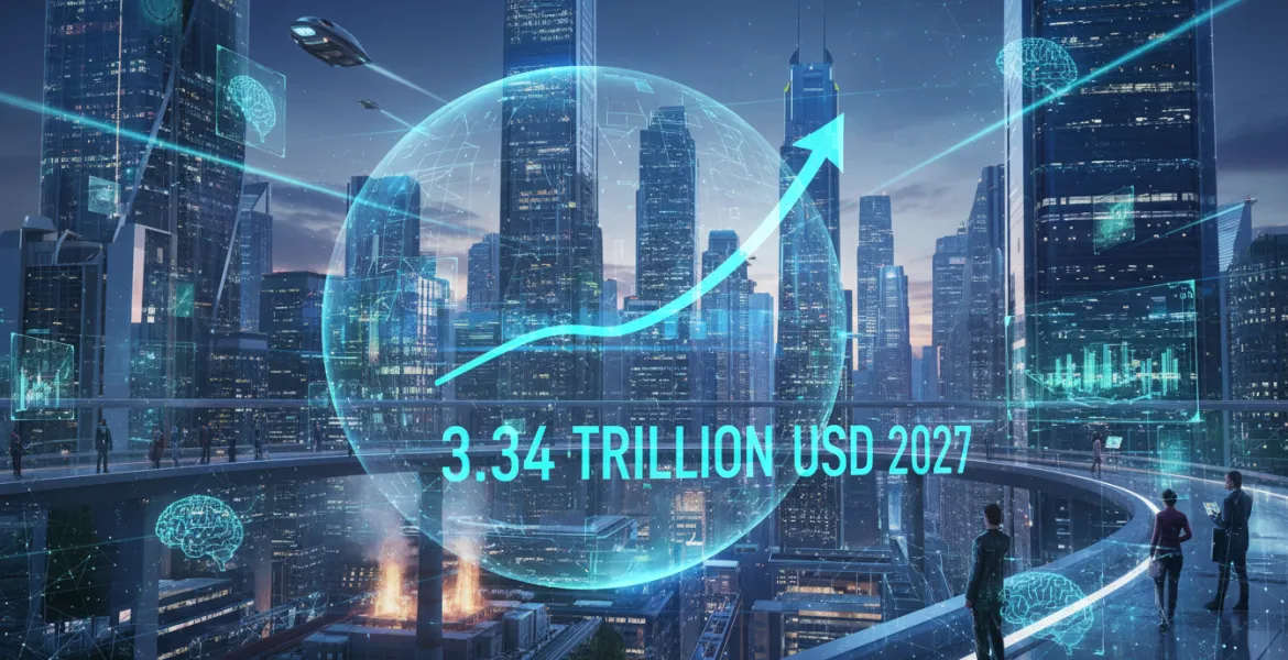 Boom dell'intelligenza artificiale: Spesa globale prevista a 3.34 trilioni di dollari nel 2027