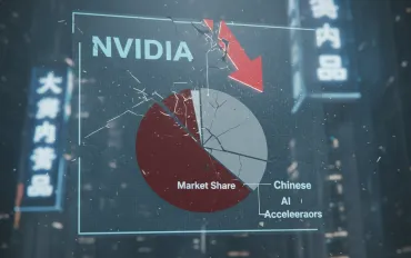 Nvidia perde terreno in Cina: crollo nella quota di mercato degli acceleratori AI