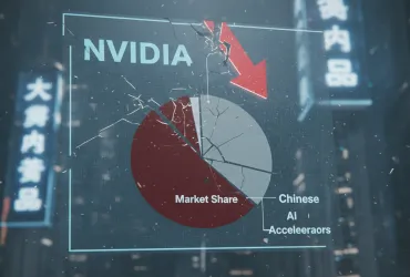 Nvidia perde terreno in Cina: crollo nella quota di mercato degli acceleratori AI