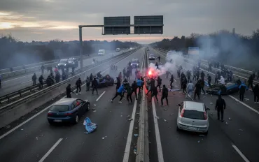 Guerriglia sull'A1: Scontro tra tifosi di Napoli e Lazio