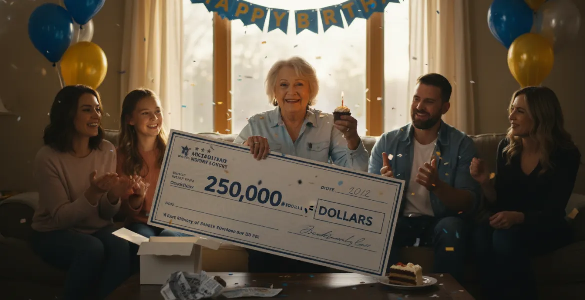 Sessantenne del Michigan festeggia il compleanno con una vincita alla lotteria da 250.000 dollari