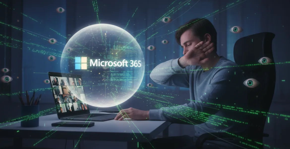 Microsoft 365: Sorveglianza del lavoro ibride, un'invasione della privacy
