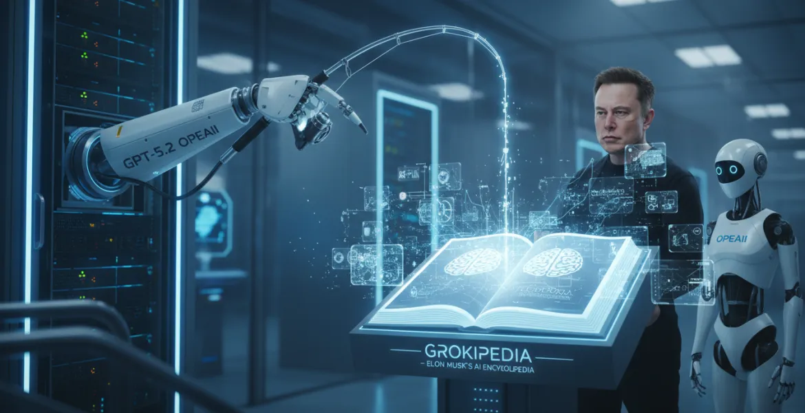 GPT-5.2 di OpenAI pesca informazioni dall'enciclopedia AI di Elon Musk, Grokipedia
