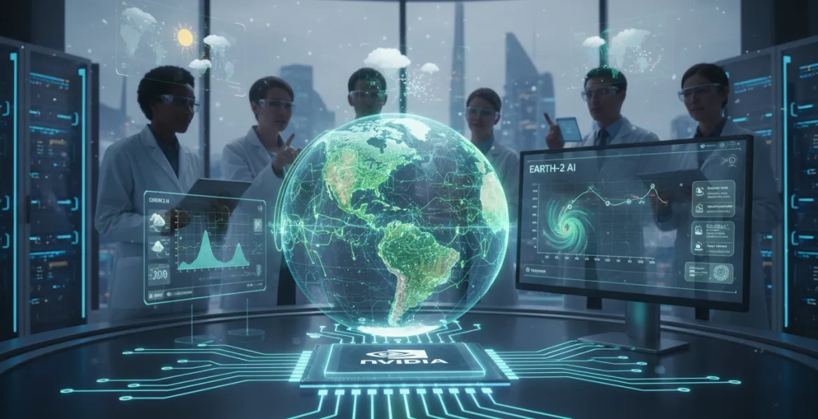 Nvidia rivoluziona le previsioni meteo con l'IA Open source Earth-2