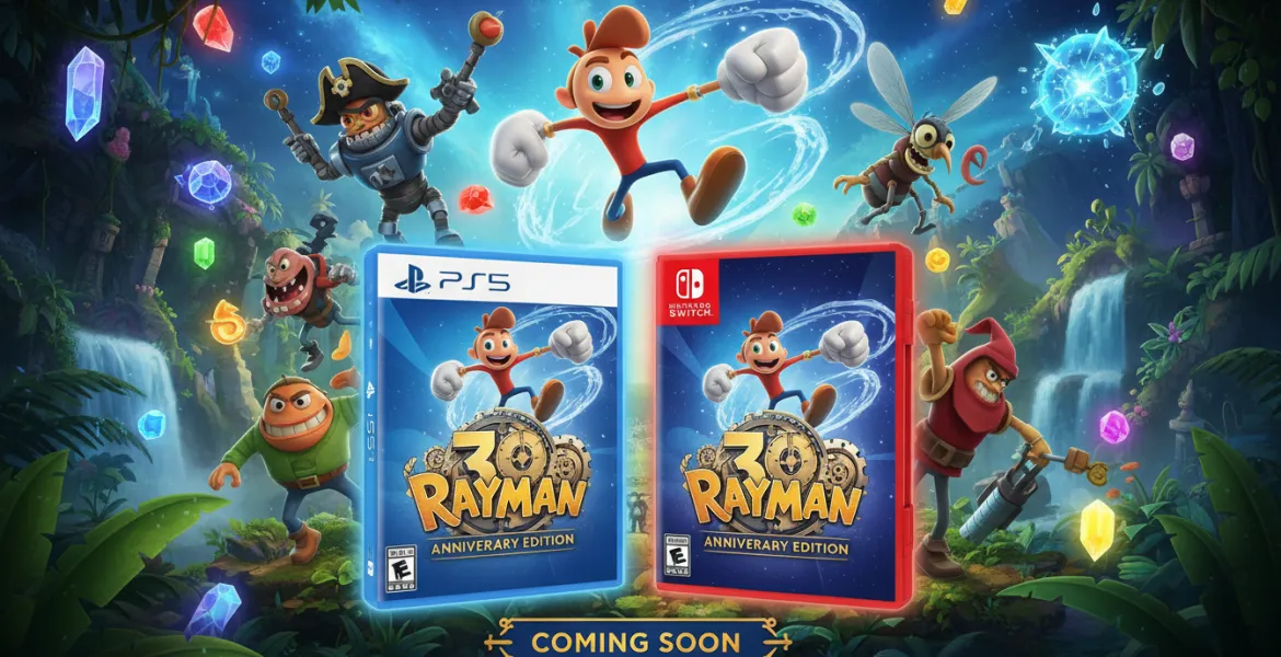 Rayman: Edizione per il 30° anniversario in arrivo su PS5 e Nintendo Switch
