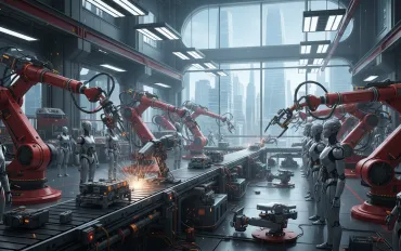 Rivoluzione robotica cinese: Robot costruiscono robot