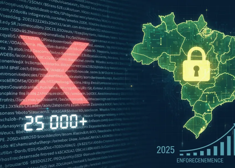 Brasile stretta sul gioco d'azzardo: Bloccati oltre 25.000 siti illegali nel 2025