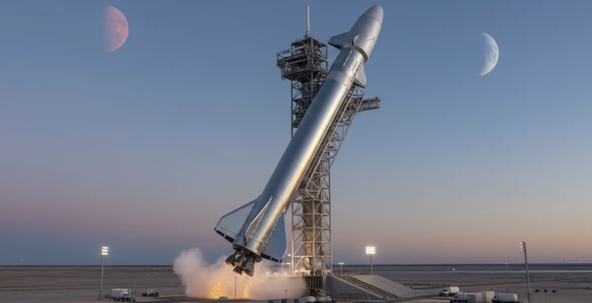 SpaceX: Starship V3 pronta al lancio, Elon Musk punta a Luna e Marte