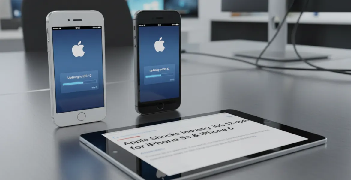 Apple sorprende: Aggiornamento iOS 12 per iPhone 5s e iPhone 6