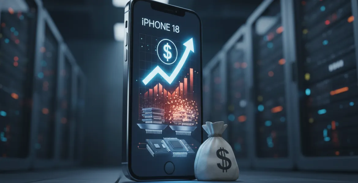 iPhone 18: Aumento dei prezzi in vista a causa del caro memorie