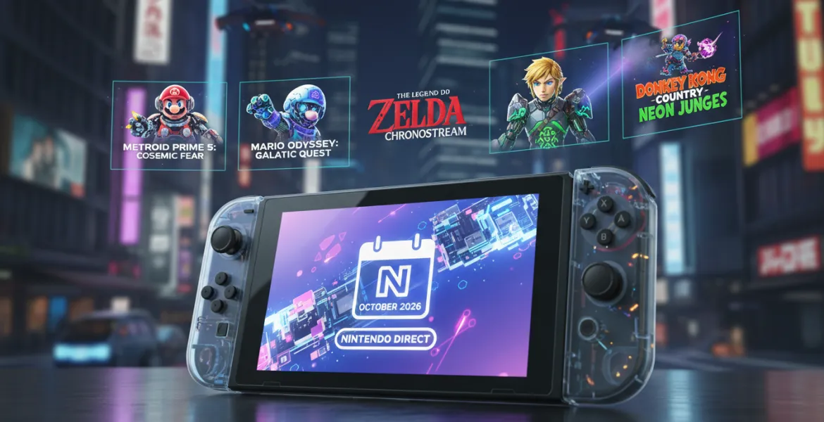 Nintendo Switch 2: Svelati i primi giochi e la data del Nintendo Direct 2026